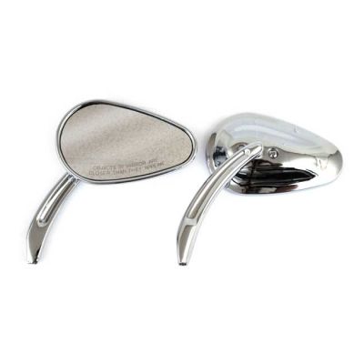 980637 - MCS Bullet mirror set, with sculpted stem