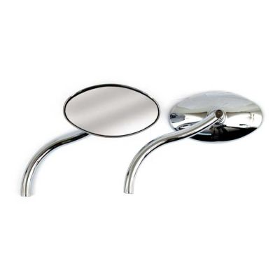 980638 - MCS Oval mirror set, with styled stem