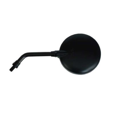 980713 - MCS Texas mirror. Black, short stem. left side