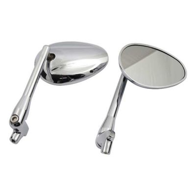 980753 - MCS Oval, rotatable stem mirror set