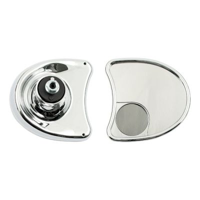 980782 - MCS Touring fairing mount mirror kit. Dual vision, chrome