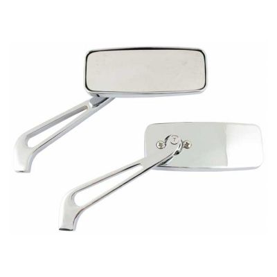 980786 - MCS Street-rage mirror set, chrome