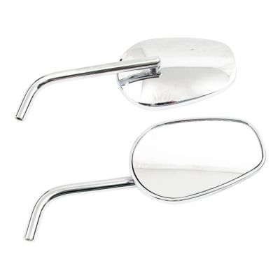 980795 - Highway Hawk, 'Classic' mirror set. Chrome