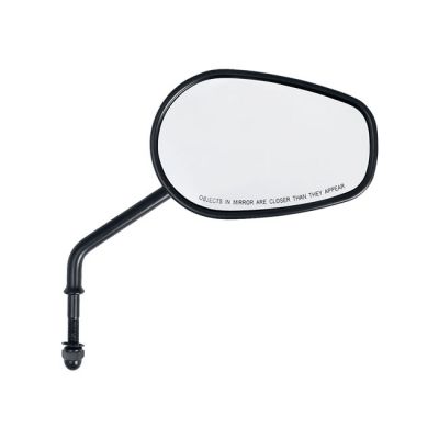 980823 - MCS Riptide tapered mirror set, long stem. Black