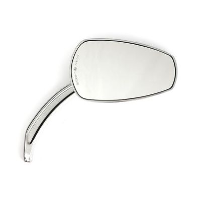 980829 - MCS Slipstream mirror set. curved stem, chrome