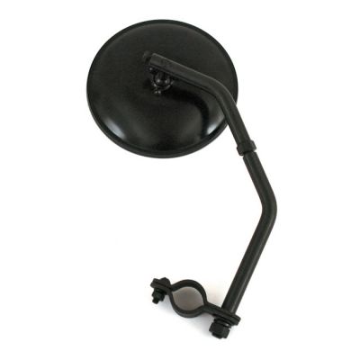 981462 - Samwel Reproduction sidevalve mirror. Black, long stem