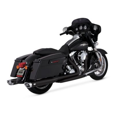 982415 - V&H Vance & Hines, Dresser duals crossover head pipes. black