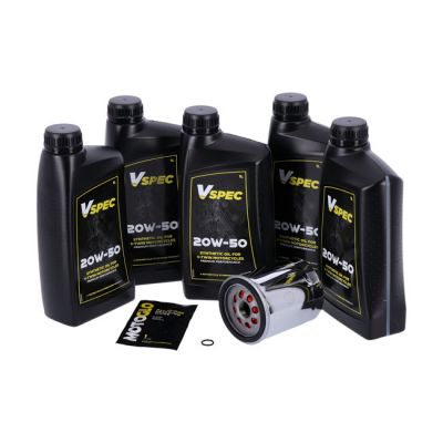 985793 - MCS, engine oil service kit. Chrome. 5L. 20W50 Synthetic