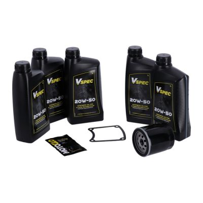 985830 - MCS, 'Big Oil' service kit. Full synthetic. Black filter