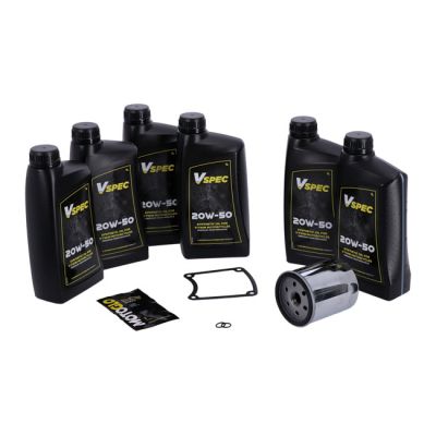 985833 - MCS, 'Big Oil' service kit. Full synthetic. Chrome filter