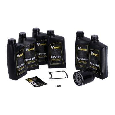 985834 - MCS, 'Big Oil' service kit. Full synthetic. Black filter