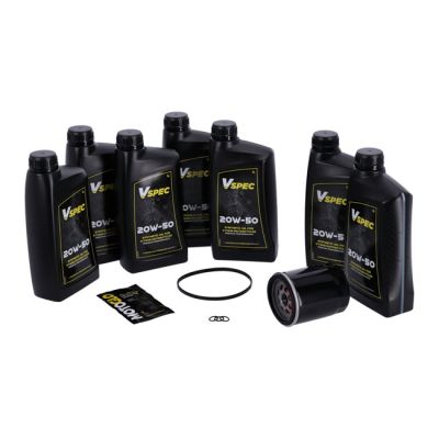 985837 - MCS, 'Big Oil' service kit. Full synthetic. Black filter
