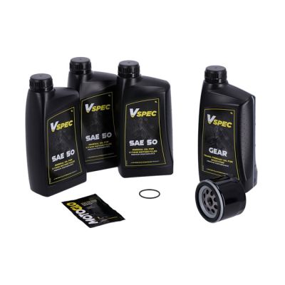 985841 - MCS, 'Big Oil' service kit. Mineral SAE50. Black filter