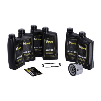 985842 - MCS, 'Big Oil' service kit. Mineral SAE50. Chrome filter