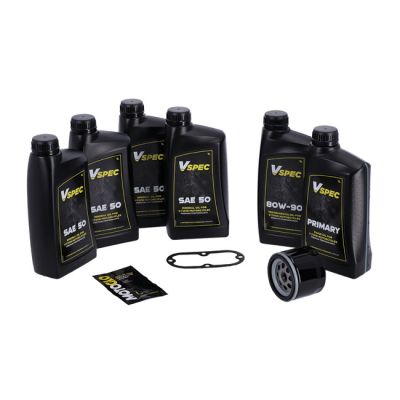 985843 - MCS, 'Big Oil' service kit. Mineral SAE50. Black filter