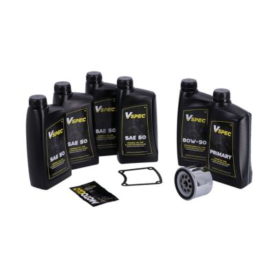 985844 - MCS, 'Big Oil' service kit. Mineral SAE50. Chrome filter