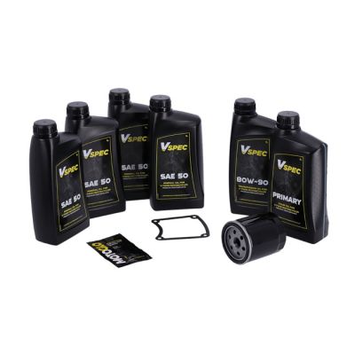 985845 - MCS, 'Big Oil' service kit. Mineral SAE50. Black filter