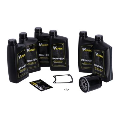 985848 - MCS, 'Big Oil' service kit. Full synthetic. Black filter
