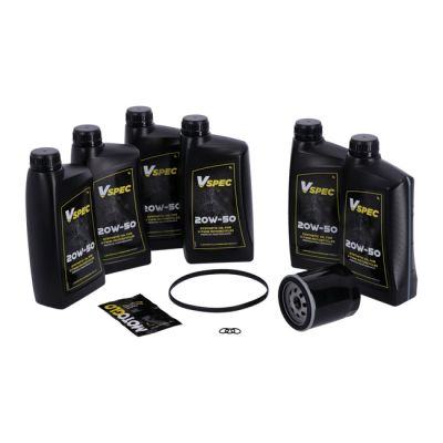 985856 - MCS, 'Big Oil' service kit. Full synthetic. Black filter