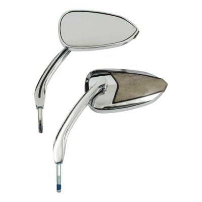 985900 - MCS Fury, LED turn signal mirror set. Chrome