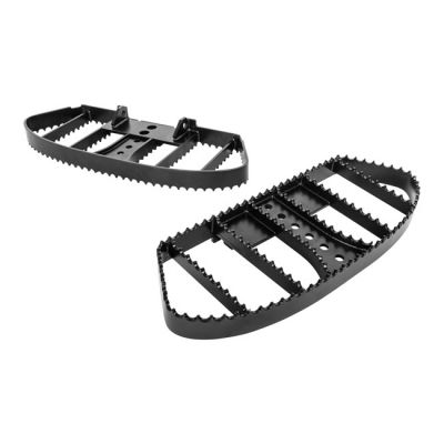986079 - Burly, MX rider floorboards. Black