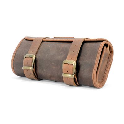 986398 - Longride, toolbag waxed cotton. Brown