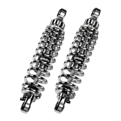 986484 - Bitubo, WME dual shock absorber set. Chrome. 356mm