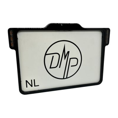 988983 - Danish Motorcycle Parts DMP, 3-1 license plate frame 3.0 NL BE. Gloss ...
