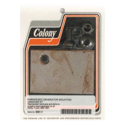 989656 - Colony, generator mount kit. Parkerized