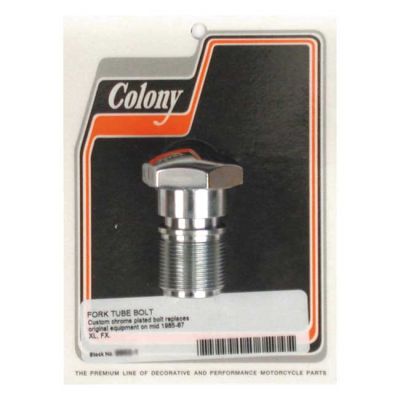 989699 - Colony, 35mm fork tube plug. Chrome