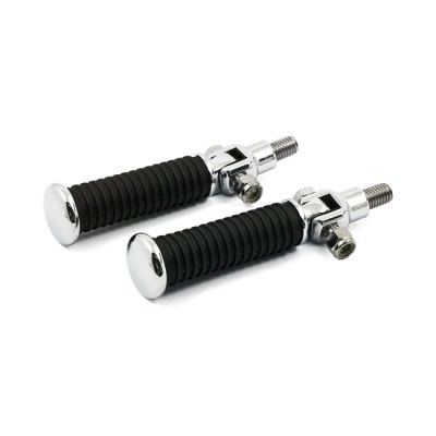 990046 - MCS Softail passenger foot peg kit. Chrome end caps