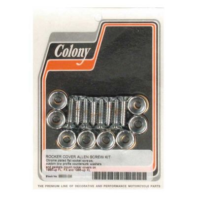 990150 - Colony, Evo countersunk rocker cover screw kit