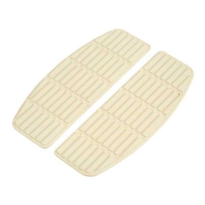 990523 - MCS Traditional shaped floorboard pads. rider. White