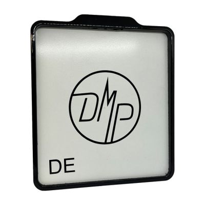 993176 - Danish Motorcycle Parts DMP, license plate frame with light 5.0 DE. Gl...