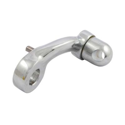 994875 - MCS XL Sportster rider foot peg bracket, left. Chrome