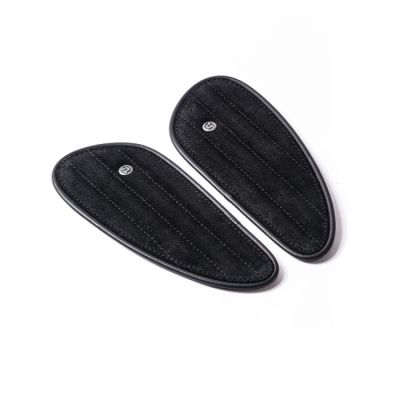 995680 - Tripmachine Trip Machine, Mini Classic leather tank pads. Black suede