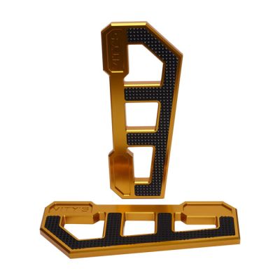 995797 - Vity's Design, Racing rider floorboards. Gold