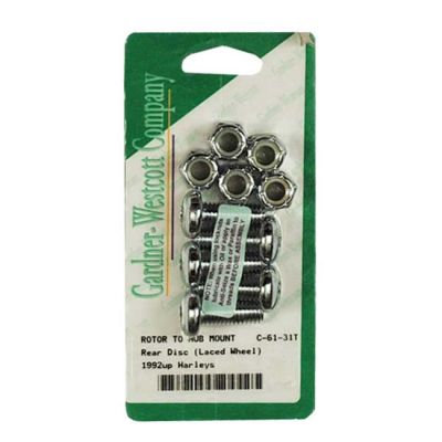997404 - GARDNER-WESTCOTT Brake rotor bolt kit, torx