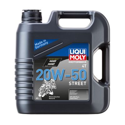 997520 - Liqui Moly, 4T 20W-50 Street motor oil. 4 liter