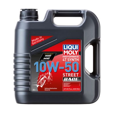 997527 - Liqui Moly, 4T Synthetic 10W-50 Street Race motor oil 4L