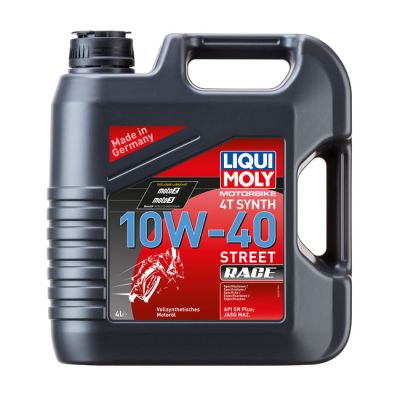 997612 - Liqui Moly, 4T Synthetic 10W-40 Street Race motor oil 4L