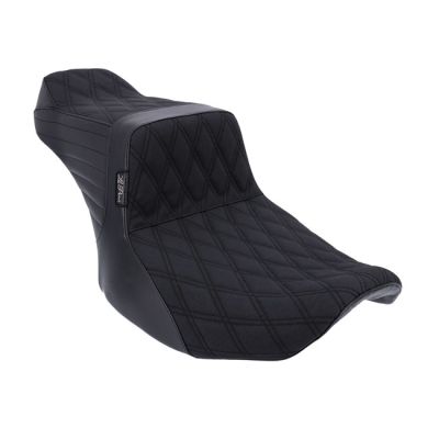 998310 - Le Pera LePera, Tailwhip Double Diamond 2-Up Seat. Gripp. Black