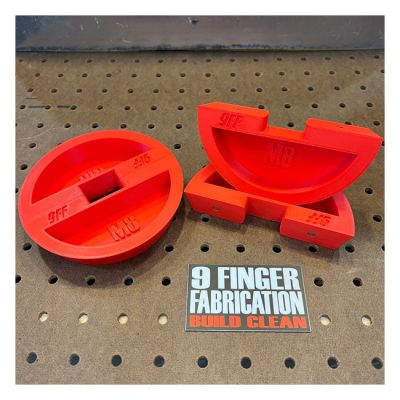 998394 - 9 Finger Fabrication LLC 9Finger Fabrication, M8 engine case bore plug...