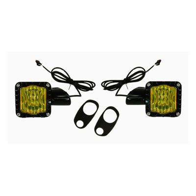 998684 - Custom Dynamics, Shark Demon yellow/yellow fr. turn signals