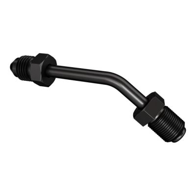 998696 - Goodridge, pipe fitting 45 degree bend. Black