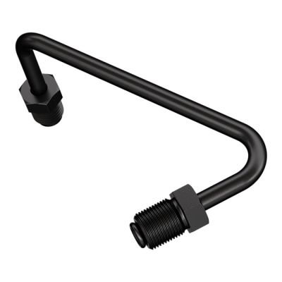 998698 - Goodridge, pipe fitting 90 & 125° angle, 'S-bend'. Black