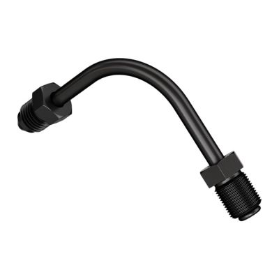 998738 - Goodridge, pipe fitting 90 degree bend. Black