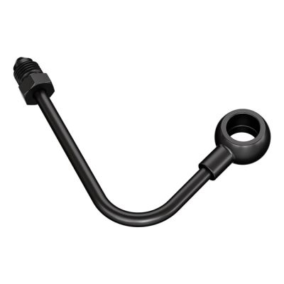 998746 - Goodridge ABS adapter front. Black plated carbon steel