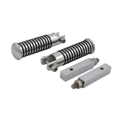 999009 - MCS XL Sportster passenger foot peg set. Chrome