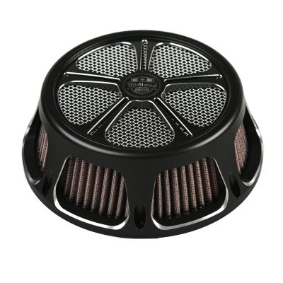 MCP90-61-356S - Midland Choppers Midland Design Luftfilter Groove Black Contrast